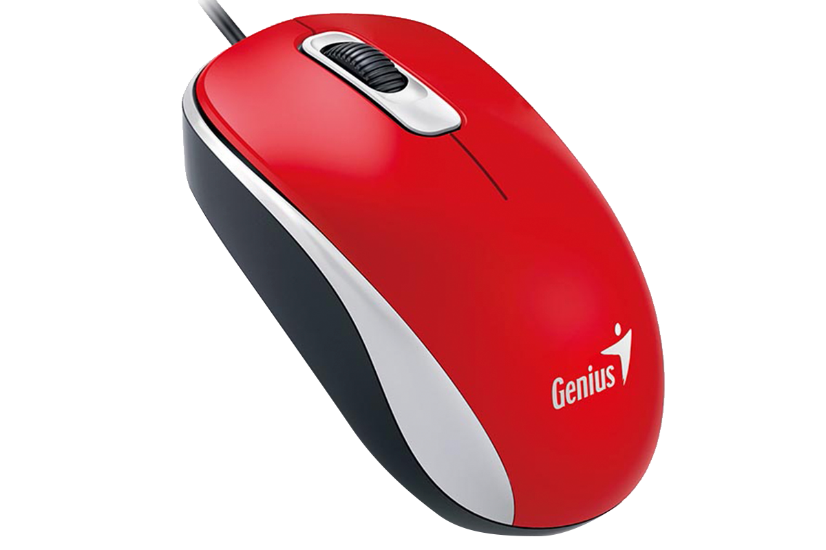 картинка Компьютерная мышь   Genius DX-110 Red USB от магазина itmag.kz