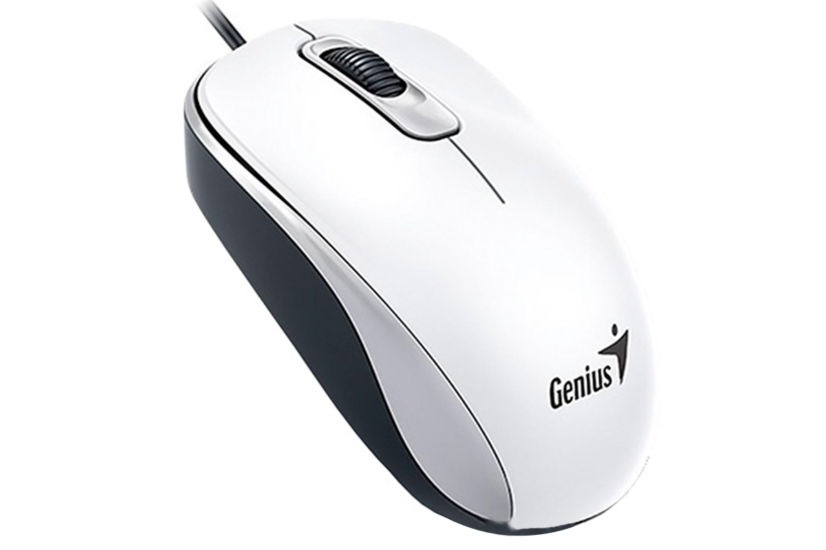 картинка Компьютерная мышь   Genius DX-110 White USB от магазина itmag.kz