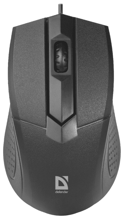 картинка Компьютерная мышь   проводная Defender Classic MB-270 (Черный), USB от магазина itmag.kz