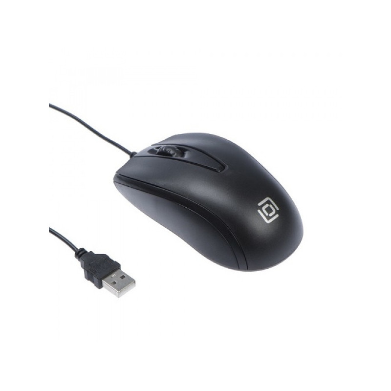 картинка Компьютерная мышь Oklick 325M черный оптическая (1000dpi) USB (3but) от магазина itmag.kz