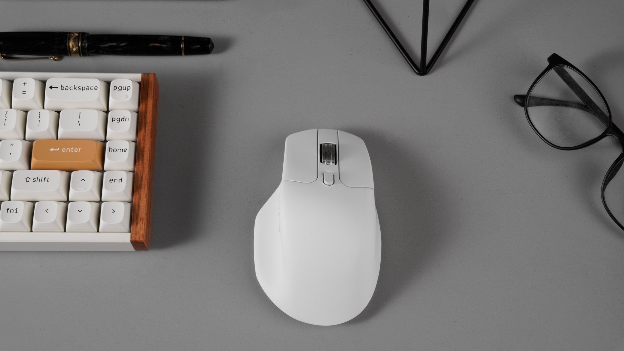 Мышь игровая беспроводная Keychron M6 8K Wireless, белый (M6S-A24) фото