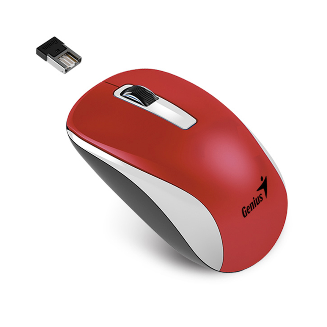 картинка Компьютерная мышь  Genius NX-7010 WH+Red от магазина itmag.kz