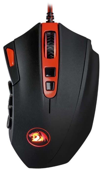 картинка Компьютерная мышь   проводная игровая лазерная Redragon Firestorm (черный) USB от магазина itmag.kz