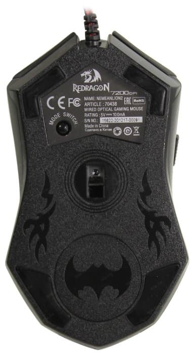 картинка Компьютерная мышь   проводная игровая оптическая Redragon Nemeanlion 2 (черный) USB от магазина itmag.kz