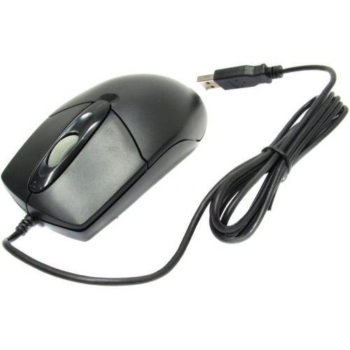 картинка Мышь A4tech OP-720 BLACK Оптическая USB 1000 dpi <Cable 150cm> от магазина itmag.kz