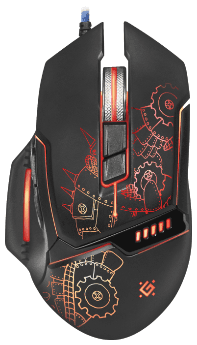 картинка Игровая мышь проводная игровая оптическая Defender Kill'em All GM-480L (черный) от магазина itmag.kz