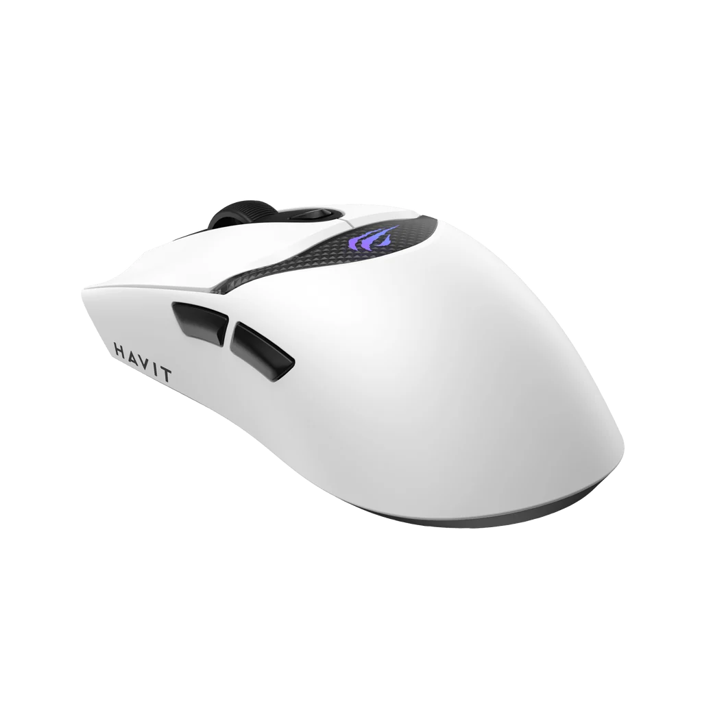 Компьютерная мышь Havit Houyi-M2 Pro white+black (2030160058103720) фото