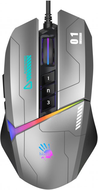 Компьютерная мышь игровая Bloody W60-Max Gun Grey (W60-Max Gun Grey) фото