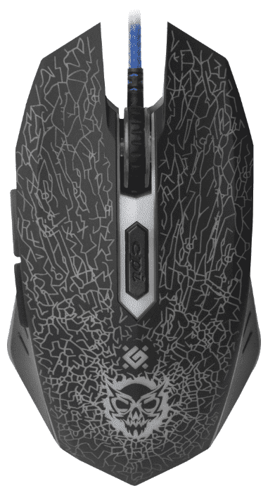 картинка Игровая мышь проводная игровая оптическая Defender Shock GM-110L (черный),USB от магазина itmag.kz