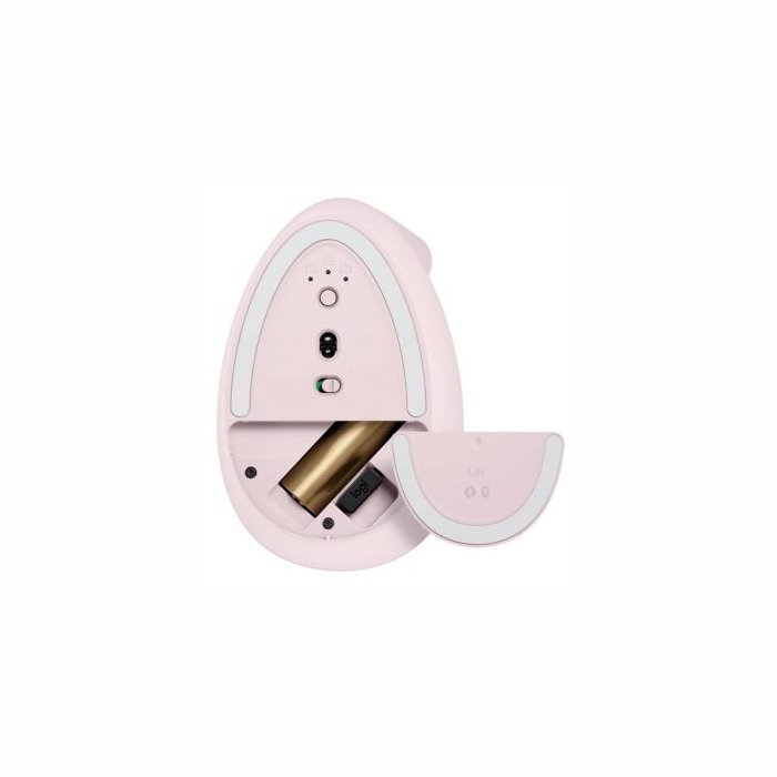 Мышка беспроводная вертикальная Logitech Lift Rose (910-006478) фото