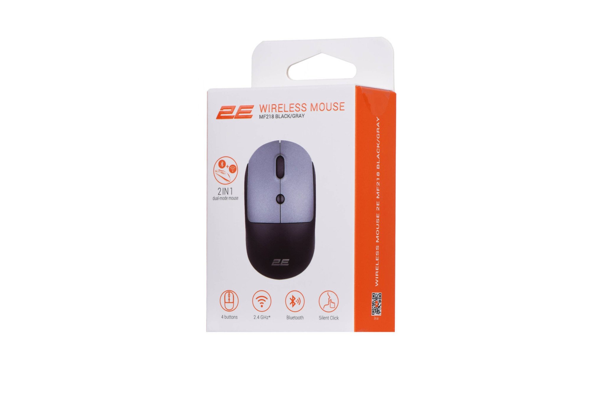 Мышь 2E MF218, Black-Gray (2E-MF218WBG) фото