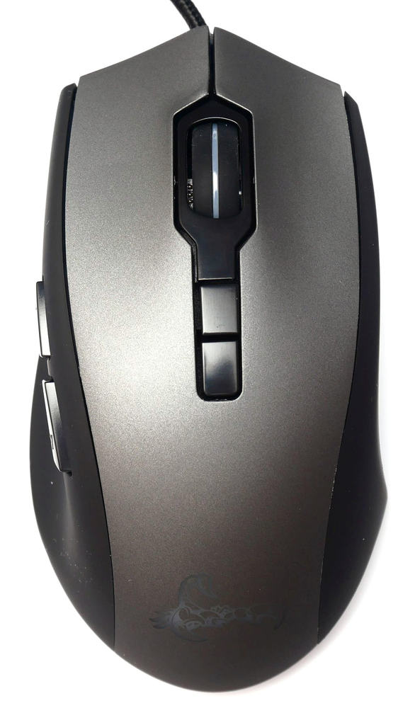 картинка Компьютерная мышь Oklick 985G SCORPION черный оптическая (3200dpi) USB игровая (7but) от магазина itmag.kz