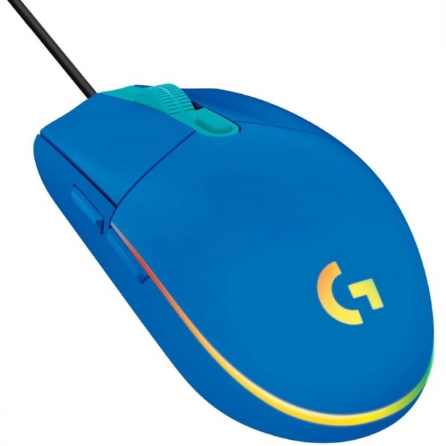 картинка Мышь компьютерная  Mouse LOGITECH G102 LIGHTSYNC, BLUE (910-005810) от магазина itmag.kz