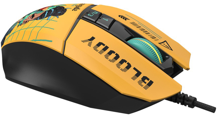 Мышь A4Tech Bloody W63 Max Renegade Yellow Sunset (W63 MAX/ RENEGADE SUNSET ACTIVATED) фото