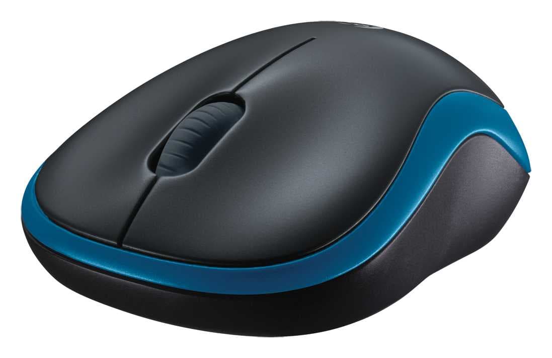 картинка Компьютерная мышь   Logitech беспроводная M185 Blue от магазина itmag.kz