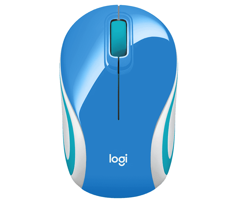 картинка Компьютерная мышь   Logitech беспроводная M187 Mini Mouse, Blue от магазина itmag.kz