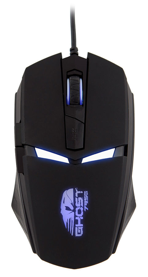 картинка Компьютерная мышь Oklick 795G GHOST черный оптическая (2400dpi) USB игровая (6but) от магазина itmag.kz