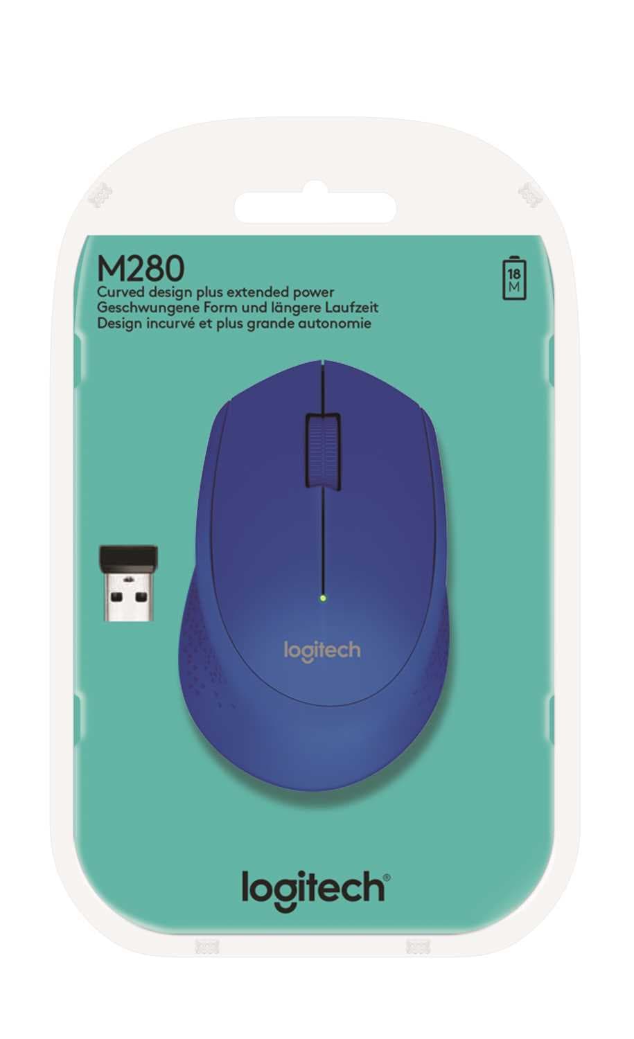картинка Компьютерная мышь   Logitech беспроводная M280 Blue от магазина itmag.kz