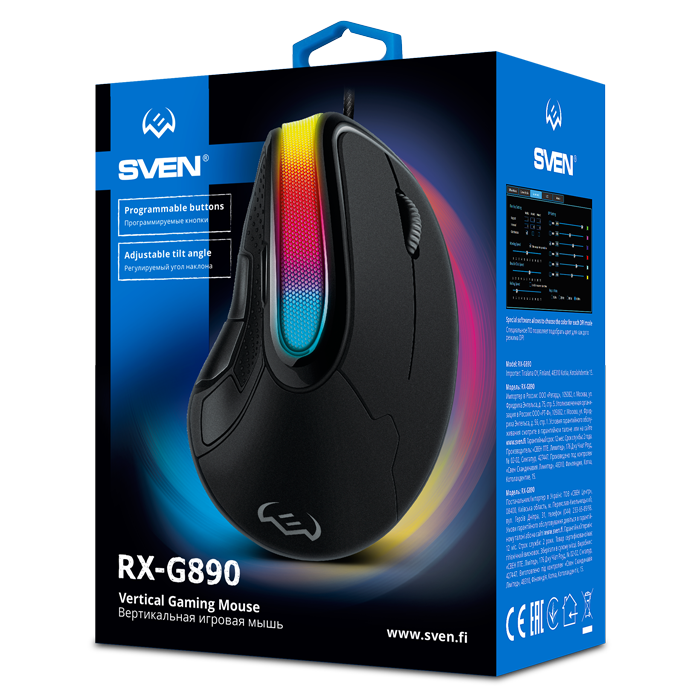 Мышь Sven RX-G890, Black (RX-G890) фото