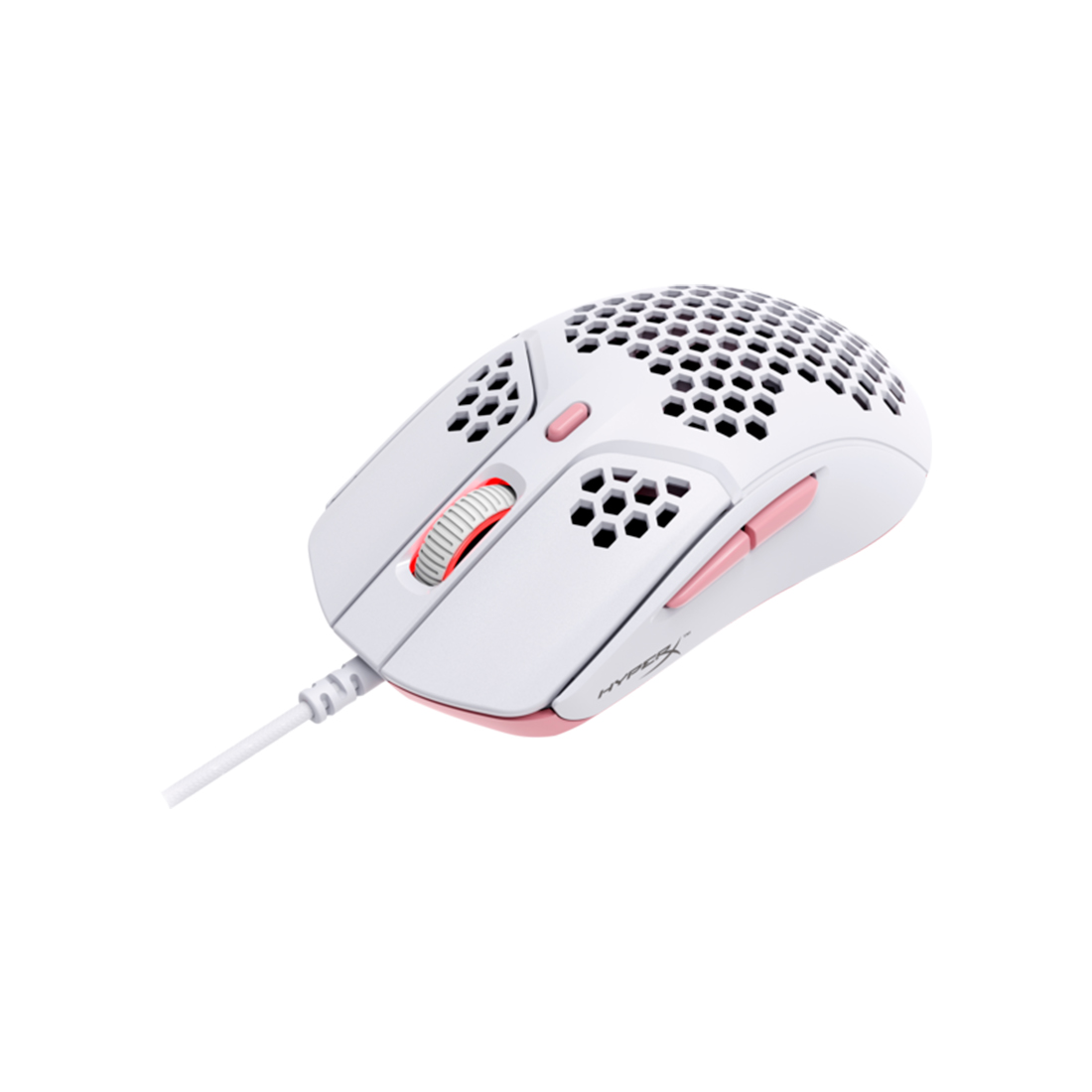 картинка Компьютерная мышь HyperX Pulsefire Haste (White-Pink) (4P5E4AA) от магазина itmag.kz