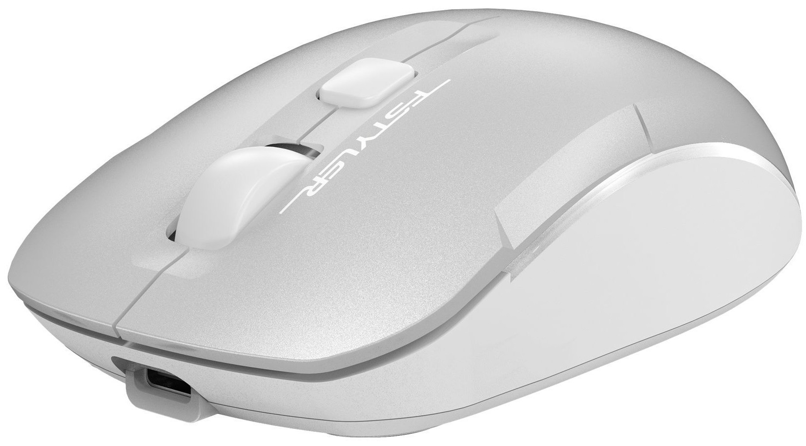 Мышь беспроводная A4tech Fstyler FB26CSAir2 Icy White <BT+2.4GHz, Li-Battery> (FB26CSAir2 Icy White) фото