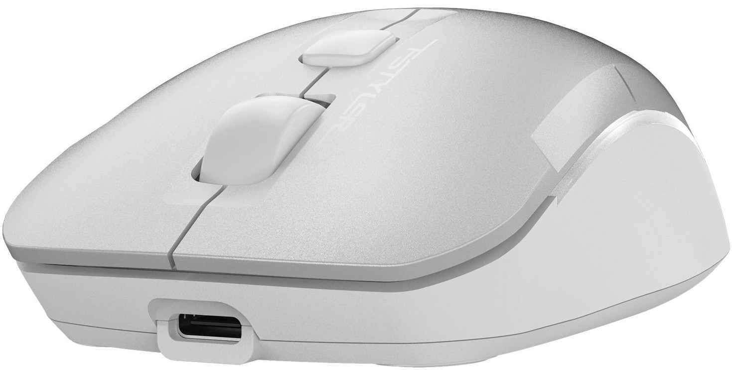 Мышь беспроводная A4tech Fstyler FB26CSAir2 Icy White <BT+2.4GHz, Li-Battery> (FB26CSAir2 Icy White) фото
