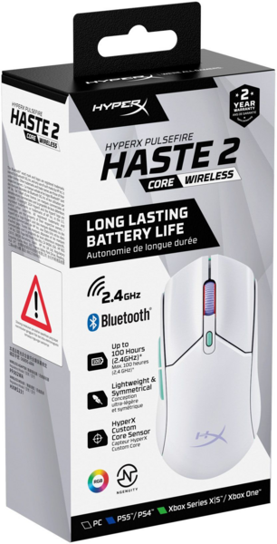 Мышь игровая беспроводная HyperX Pulsefire Haste 2 Core Wireless (8R2E7AA) фото