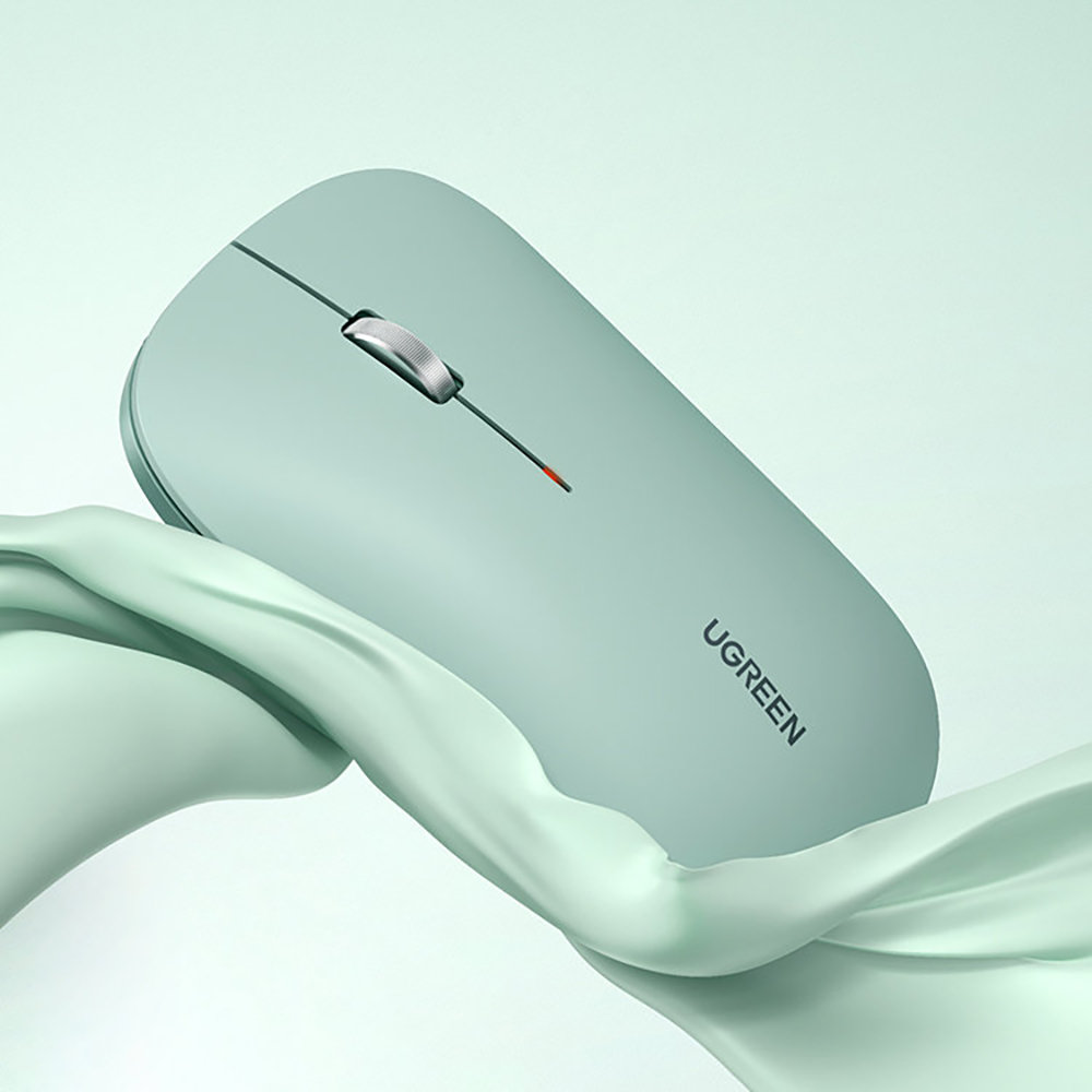 картинка Беспроводная мышь UGREEN MU001 Wireless Mouse Green/No AA (90374) от магазина itmag.kz