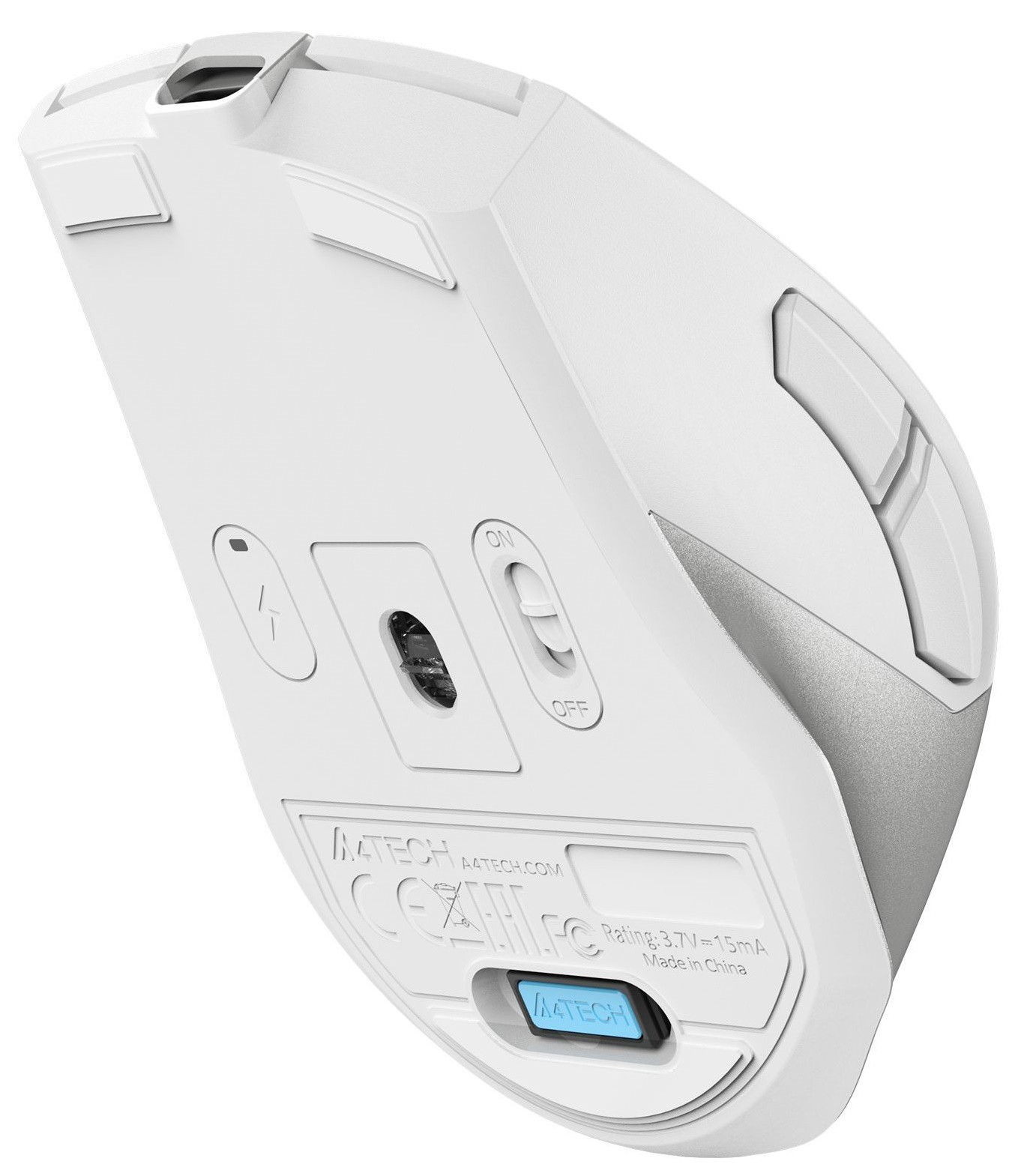 Мышь беспроводная A4tech Fstyler FB45CSAir 2 Silver White (FB45CSAir 2 Silver White) фото