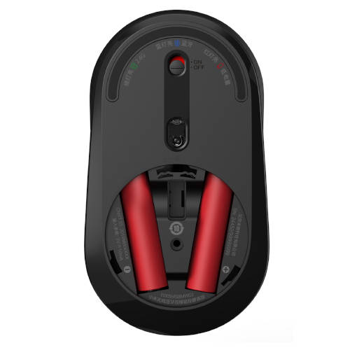 картинка Беспроводная компьютерная мышь Xiaomi Mi Dual Mode Wireless Mouse Silent Edition Черный от магазина itmag.kz