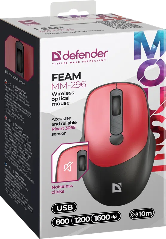 Мышь Defender Feam MM-296 (52299) фото