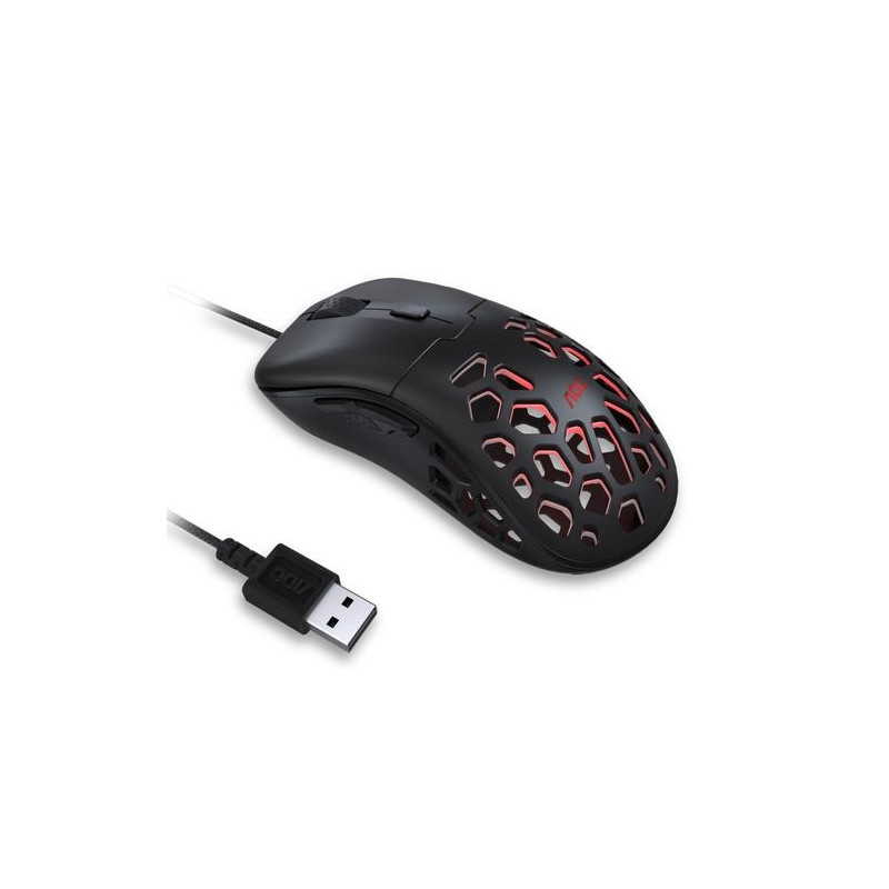 картинка Мышь игровая AOC GM510B 6 кн. 16000 dpi, USB2.0 кабель 1.8 м Черный GM510B от магазина itmag.kz