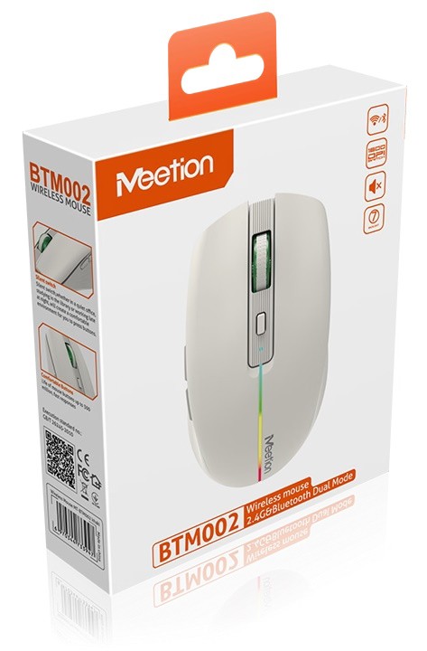 Мышь Meetion BTM002 Khaki (MT-BTM002 Khaki) фото