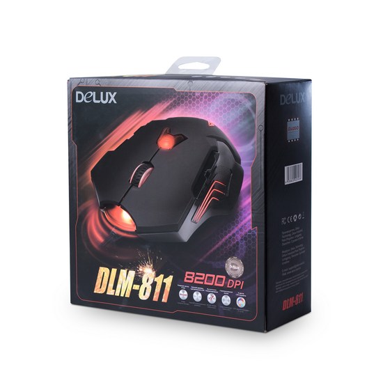 картинка Компьютерная мышь  Delux DLM-811LUB от магазина itmag.kz