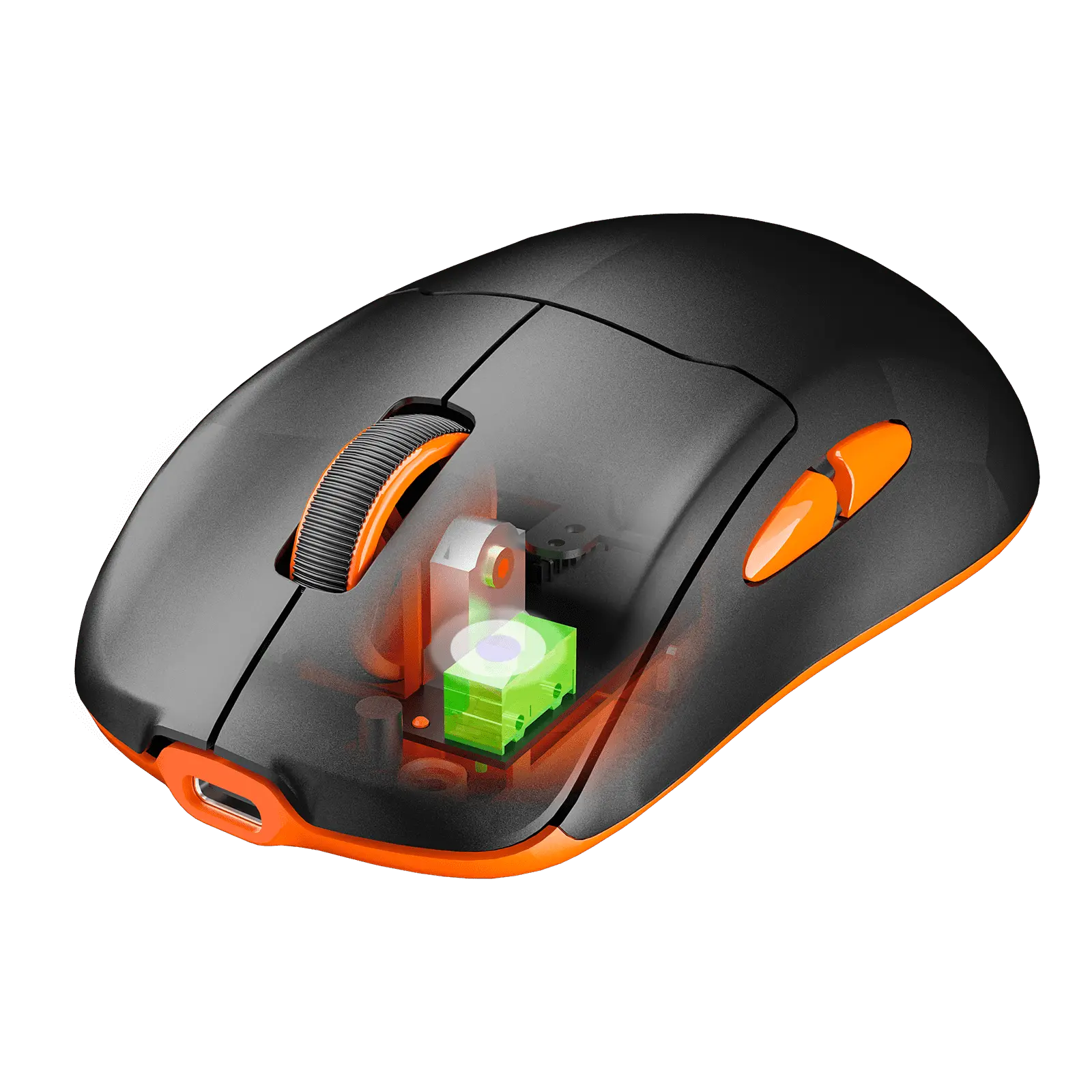 Мышь Meetion AIR GW39 Black (AIR GW39 BK+ORANGE) фото