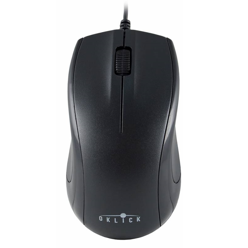 картинка Компьютерная мышь Oklick 185M черный оптическая (1000dpi) USB (2but) от магазина itmag.kz