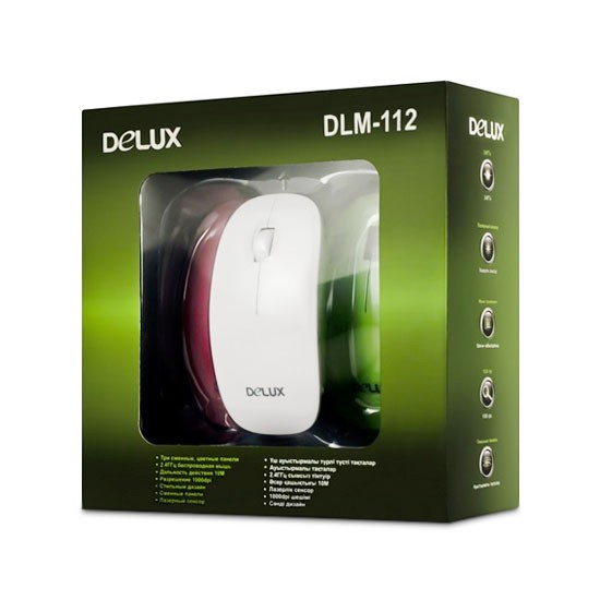 картинка Компьютерная мышь  Delux DLM-112LGC от магазина itmag.kz