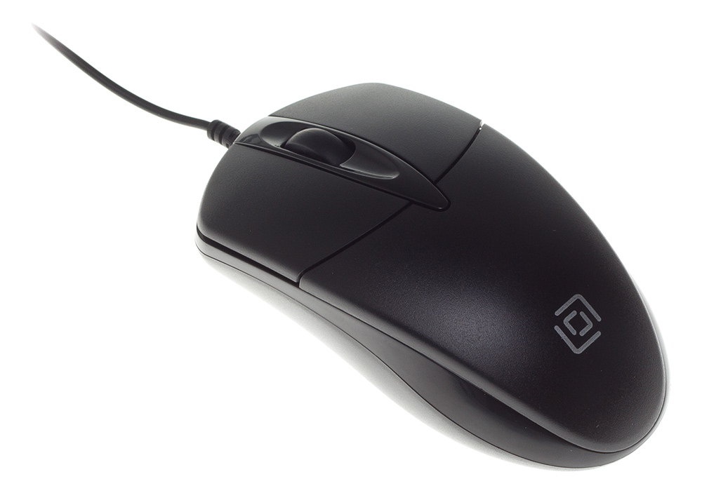 картинка Компьютерная мышь Oklick 275M черный оптическая (1000dpi) USB (2but) от магазина itmag.kz