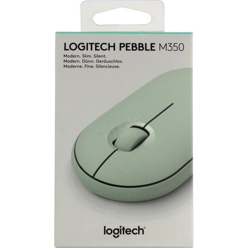 картинка Компьютерная мышь Logitech беспроводная Pebble M350 Eucalyptus от магазина itmag.kz