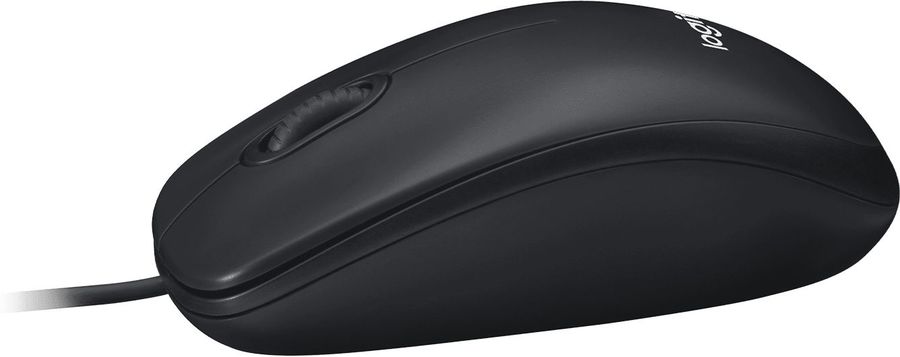 картинка Мышь Logitech M100 Black (черная, оптическая, 1000dpi, USB, 1.8м) (M/N: M-U0026) от магазина itmag.kz