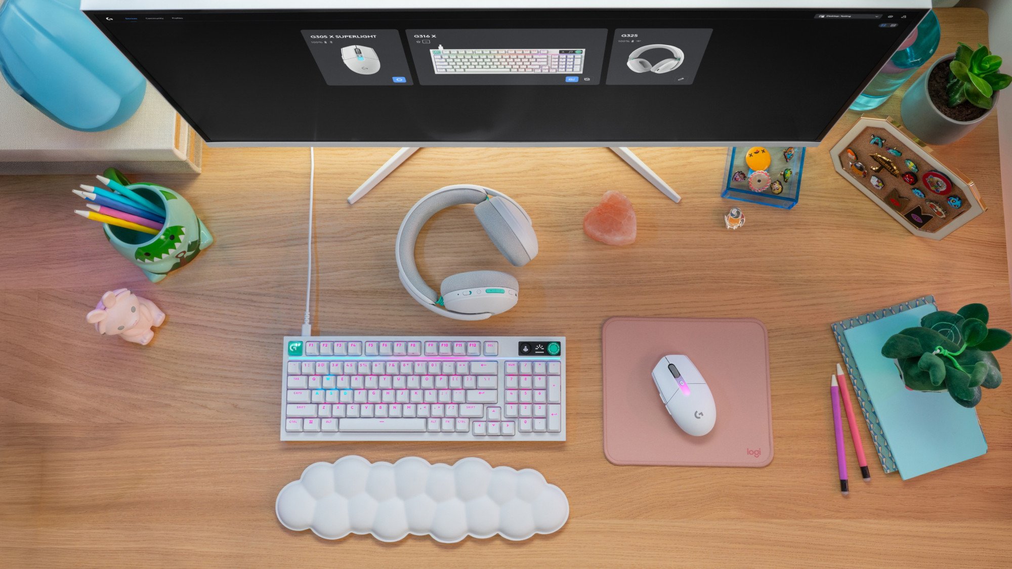 Игровая мышь Logitech G305 X Superlight, White (910-007747) фото