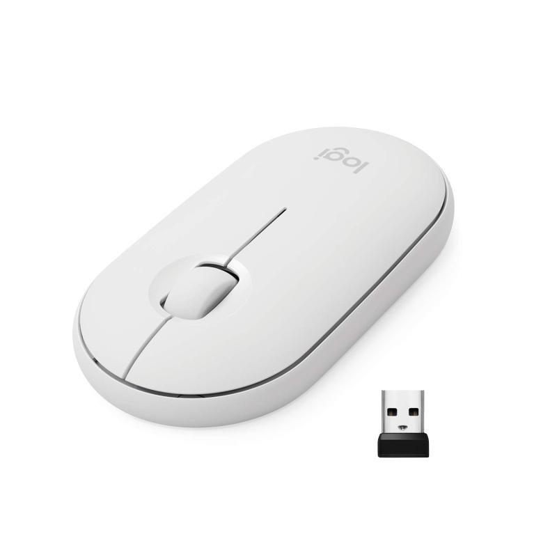 картинка Компьютерная мышь Logitech беспроводная Pebble M350 Off-White от магазина itmag.kz