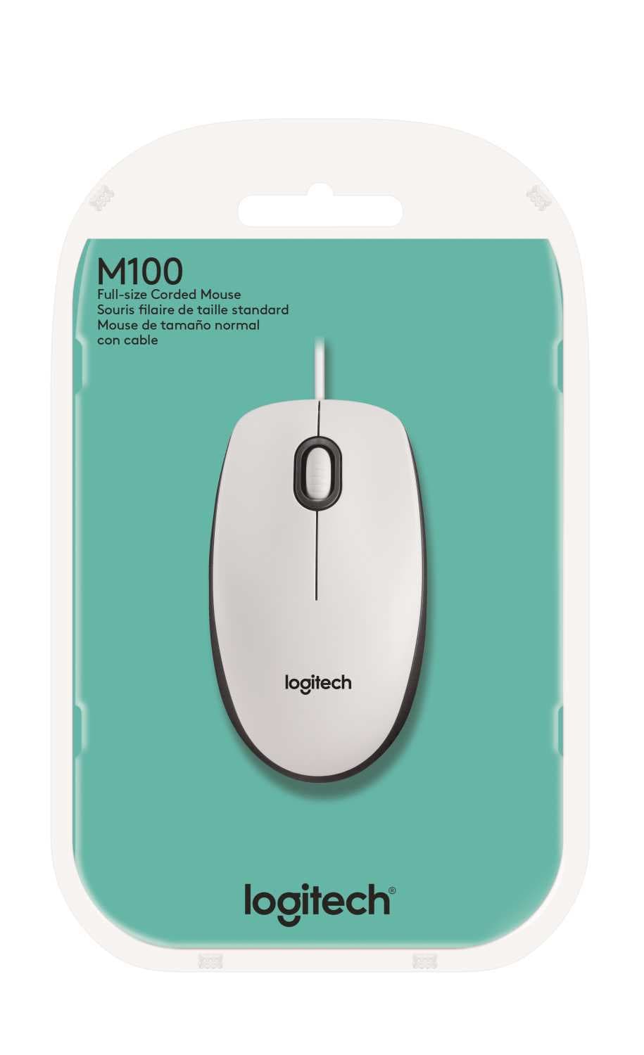 картинка Компьютерная мышь   Logitech M100 White от магазина itmag.kz