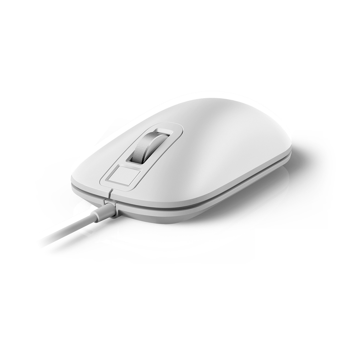 картинка Проводная мышка Xiaomi Smart Fingerprint Mouse Белый от магазина itmag.kz