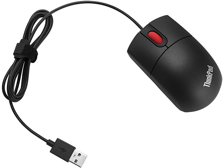 картинка Компьютерная мышь   Lenovo Optical 3-button travel wheel mouse, 800dpi - PS/2 от магазина itmag.kz
