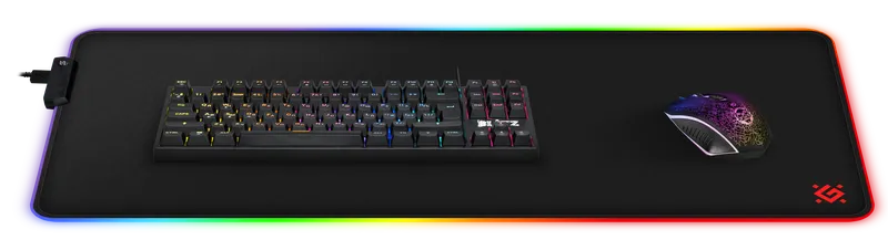 Коврик для мыши Defender Black XXL Light (50009) фото