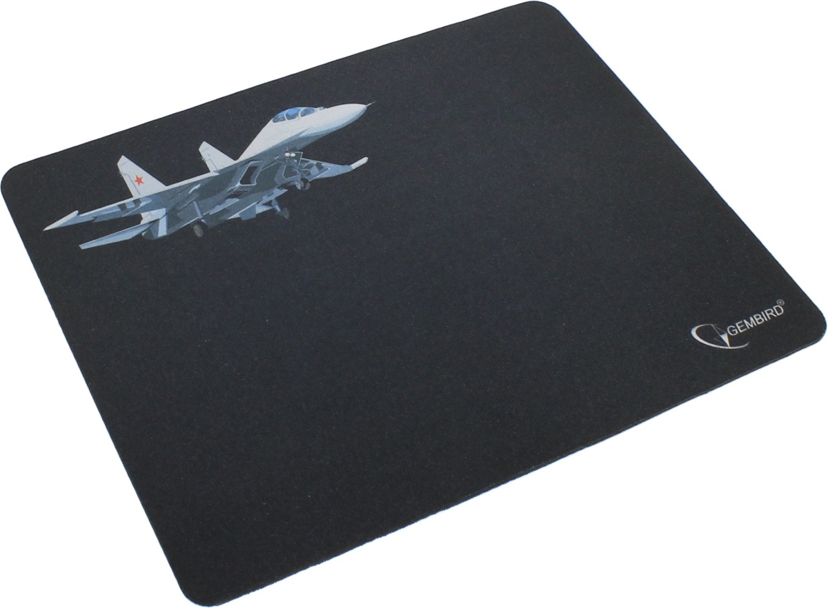 картинка Коврик для мыши Gembird MP-GAME5, рисунок - самолет, размеры 250*200*3мм, ткань+резина от магазина itmag.kz