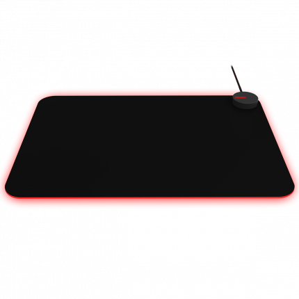картинка Игровой коврик для компьютерной мыши AOC 357х256х13мм USB 2.0 Черный AMM700DR0R от магазина itmag.kz