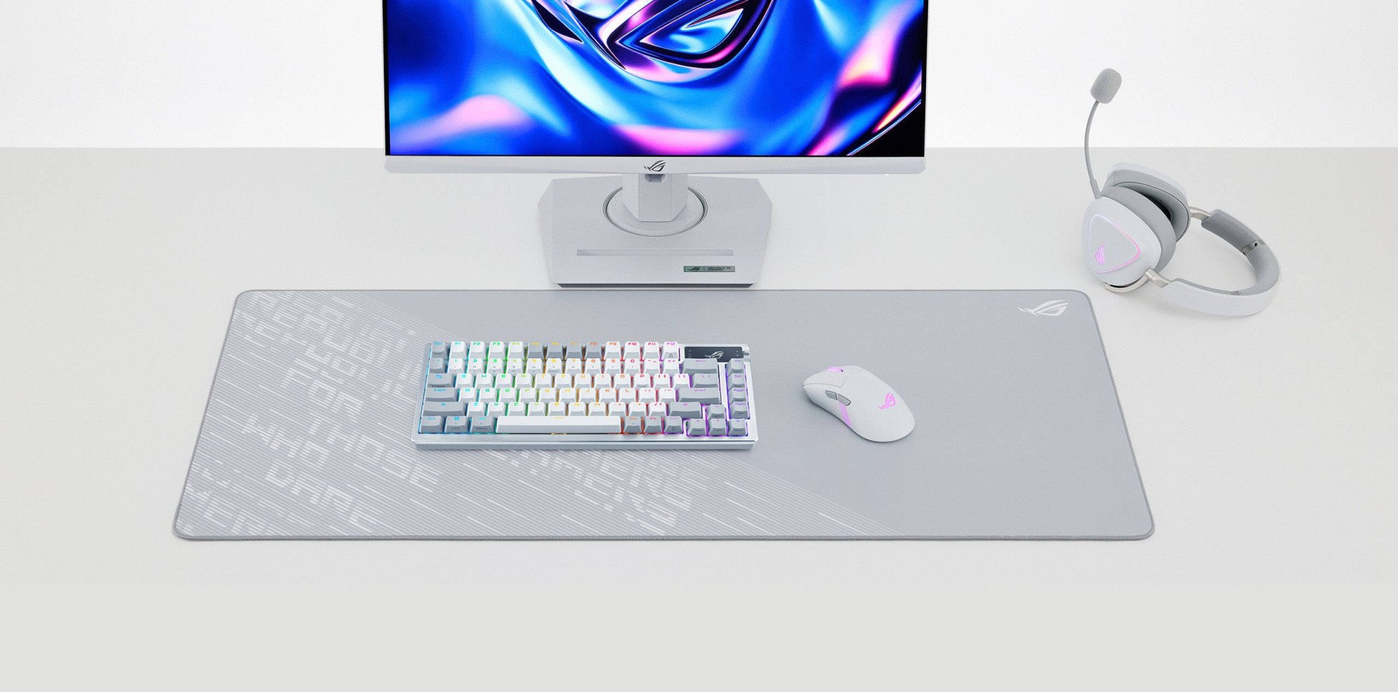 Коврик для мыши Asus ROG Scabbard II Arctic Grey XXL (90MP03H0-BPUA00) фото