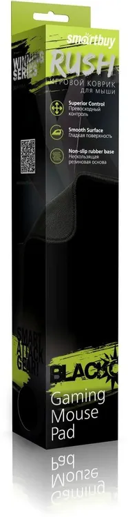 Коврик для мыши SmartBuy RUSH Blackout (SBMP-01G-K) фото